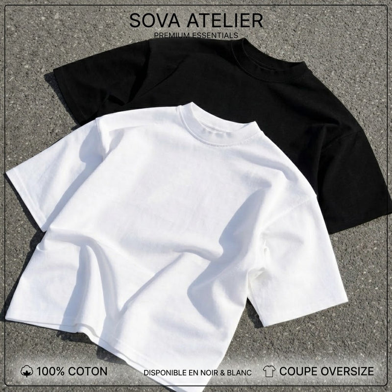 T-Shirts Oversize Premium – 100% Coton Lourd