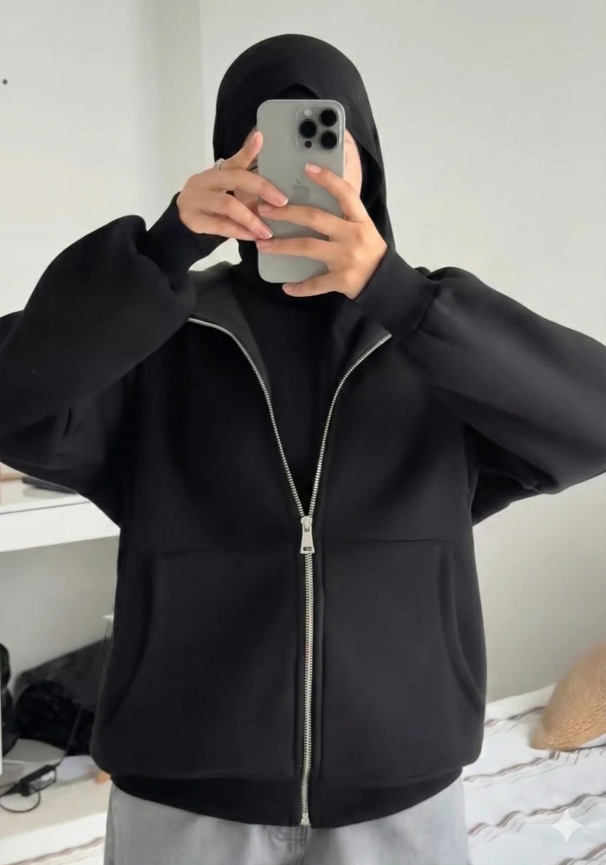 Veste Zippée & Pantalon Baggy - Premium