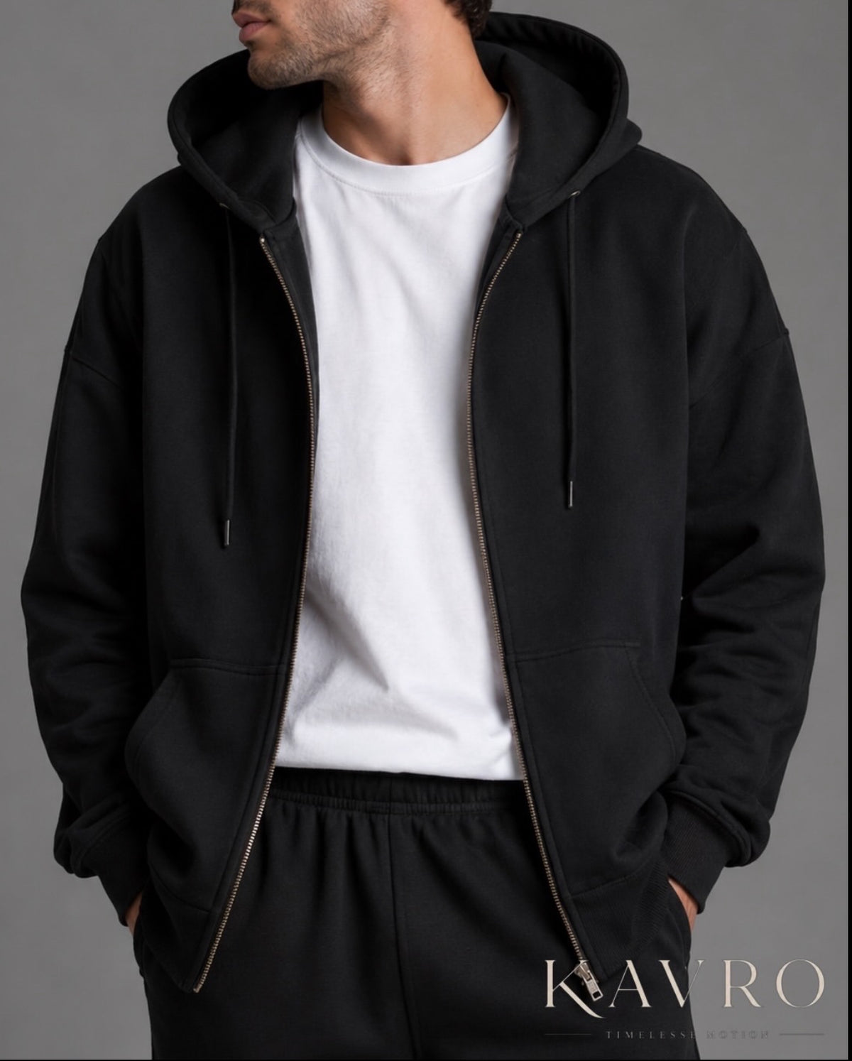 Veste Zippée & Pantalon Baggy - Premium