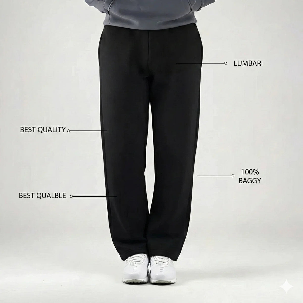 Baggy Jogger Premium — 100% Coton